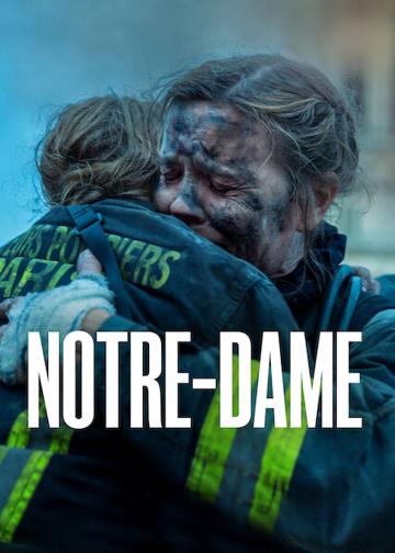 A lángba borult Notre-Dame poszter