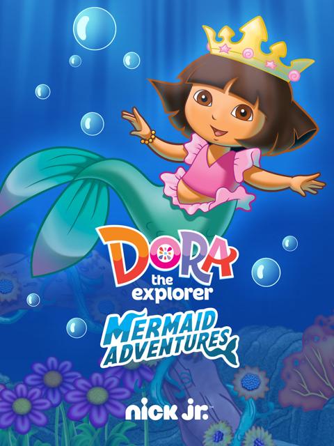 Movie poster for Dora the Explorer: Mermaid Adventures