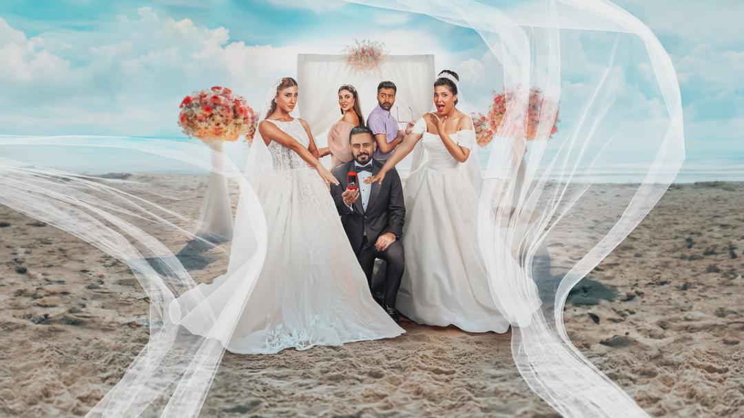 Background image for Groom & Two Brides