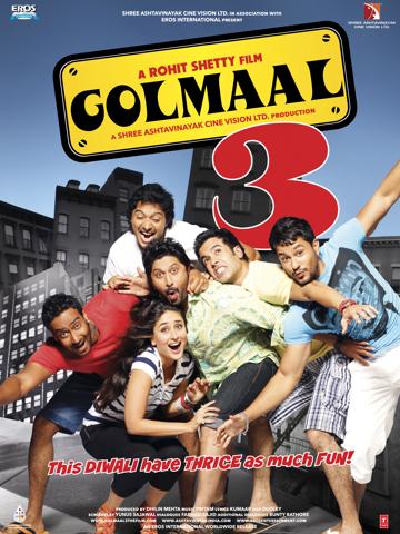 Golmaal 3 poszter