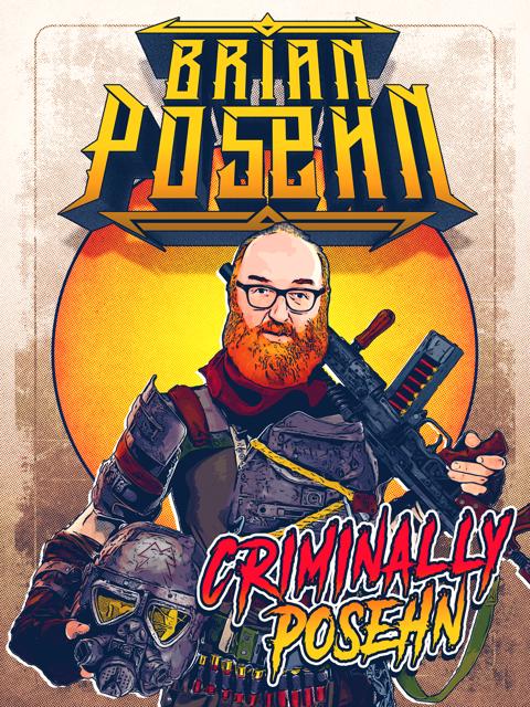 Movie poster for Brian Posehn: Criminally Posehn