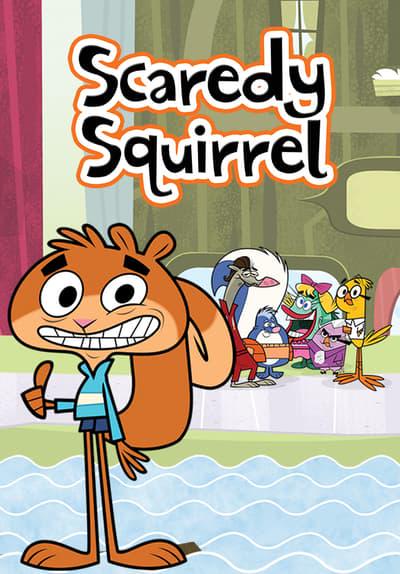 Series poster for Scaredy Squirrel