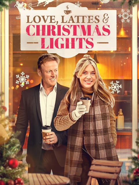 Movie poster for Love, Lattes, and the Christmas Lights