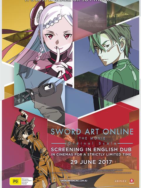 Movie poster for Sword Art Online the Movie: Ordinal Scale