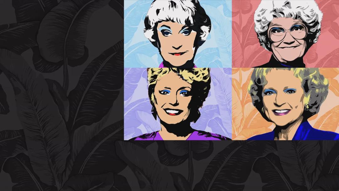 Background image for The Golden Girls: 40 Years of Laughter and Friendship