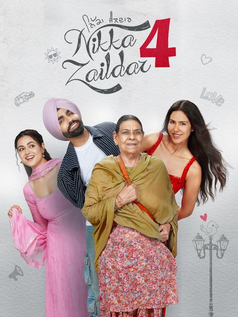 Movie poster for Nikka Zaildar 4