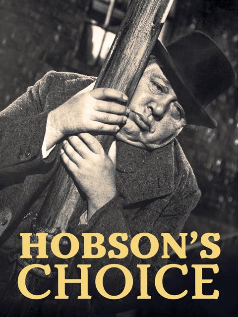 Movie poster for Hobson's Choice