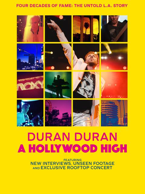 Movie poster for Duran Duran: A Hollywood High