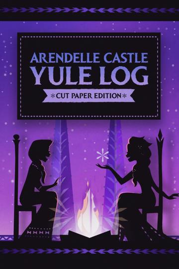Arendelle Castle Yule Log: Cut Paper Edition poszter
