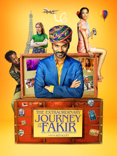 Movie poster for The Extraordinary Journey of the Fakir