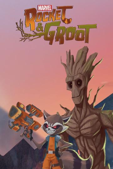 Rocket & Groot poszter