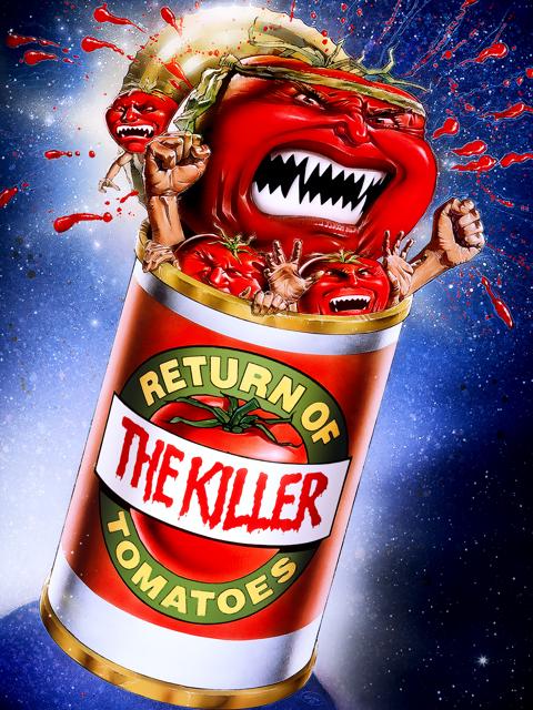 Movie poster for Return of the Killer Tomatoes!
