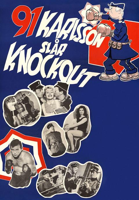Poster för 91:an Karlsson slår knockout