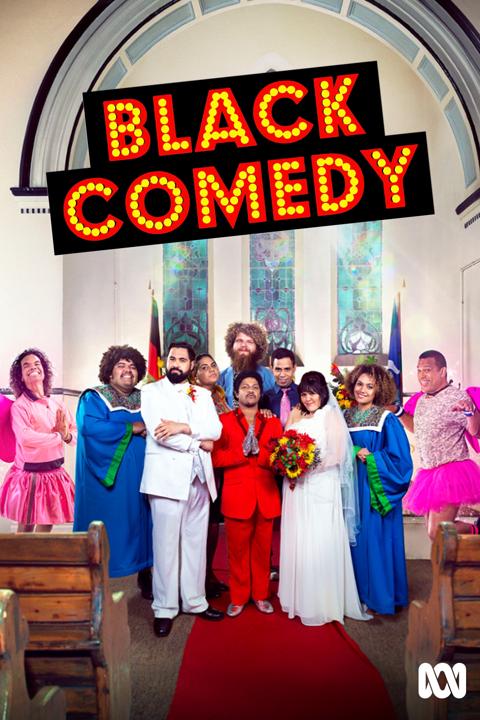 Series poster for Black Comedy