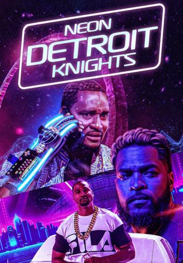 Neon Detroit Knights poszter