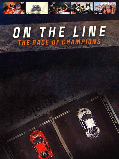 Movie poster for On the Line: The Race of Champions