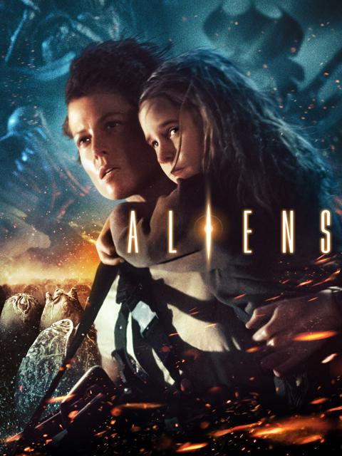 Movie poster for Aliens