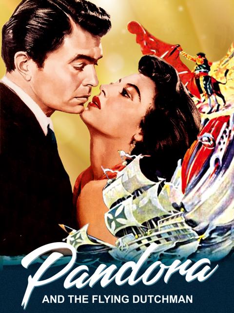 Movie poster for Pandora and the Flying Dutchman