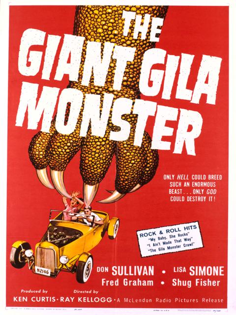 Movie poster for The Giant Gila Monster