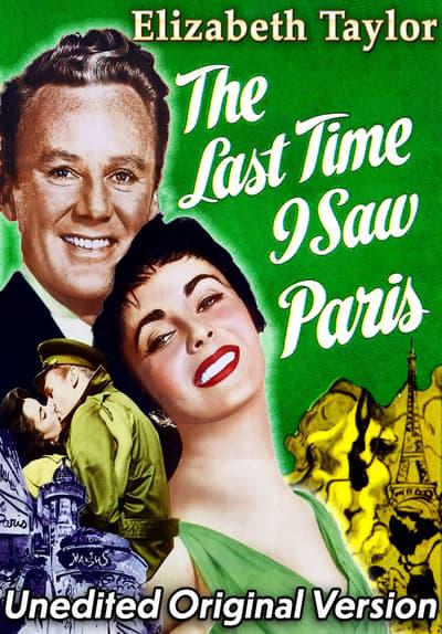 Movie poster for The Last Time I Saw Paris