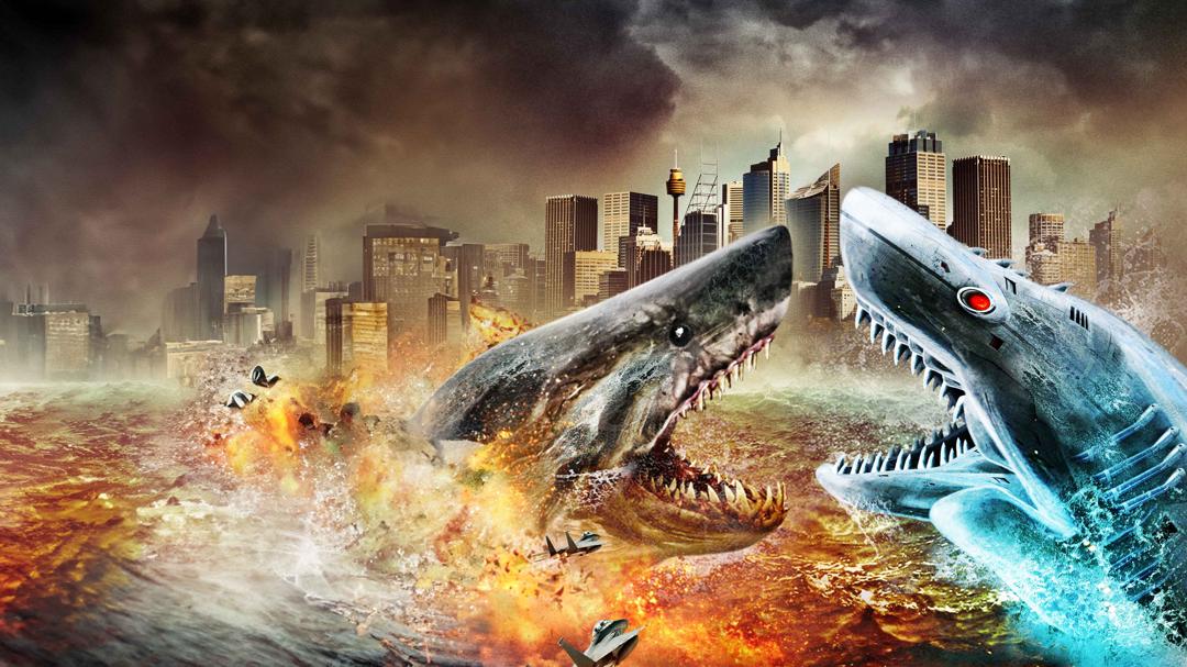 Background image for Mega Shark vs. Mecha Shark