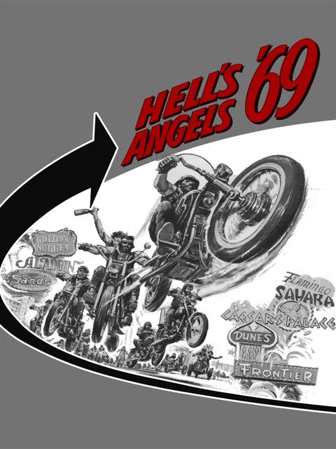 Movie poster for Hell's Angels '69