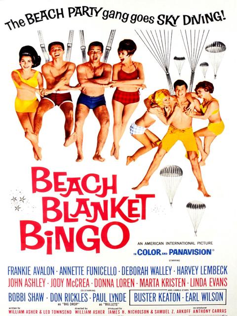 Movie poster for Beach Blanket Bingo