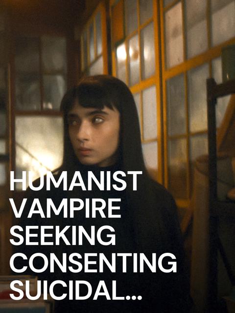 Humanist Vampire Seeking Consenting Suicidal Person