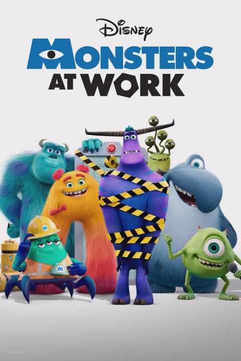 Series poster for Monsters at Work