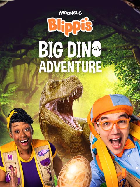 Movie poster for Blippi's Big Dino Adventure