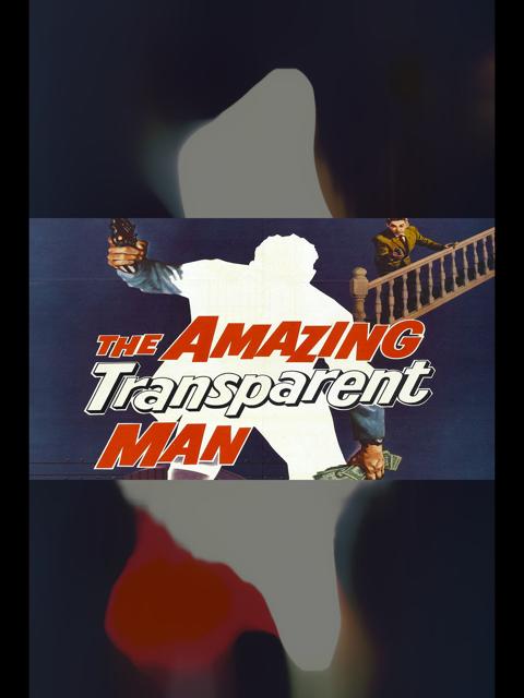 Movie poster for The Amazing Transparent Man