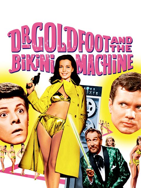 Movie poster for Dr. Goldfoot and the Bikini Machine