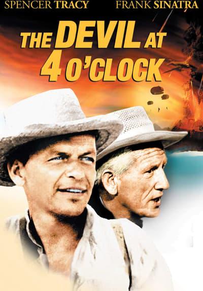 Movie poster for The Devil at 4 O'Clock