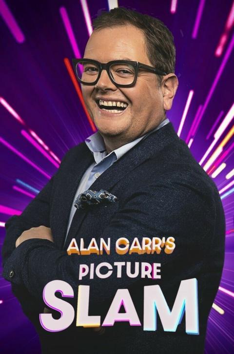Series poster for Alan Carr's Picture Slam