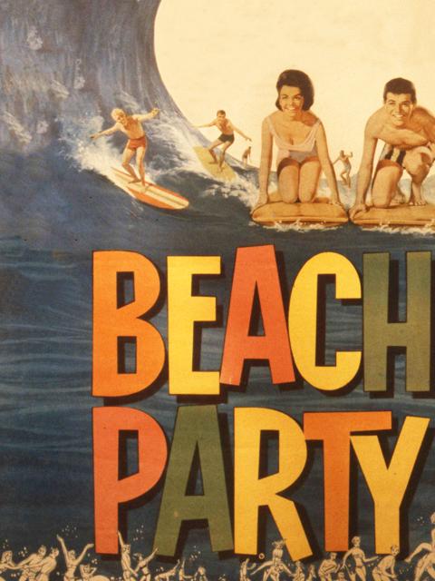 Movie poster for Beach Party