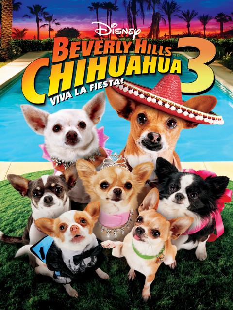 Movie poster for Beverly Hills Chihuahua 3: Viva la Fiesta!