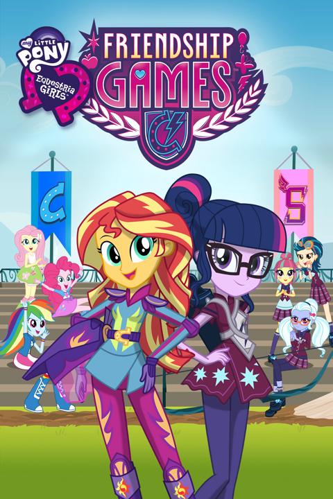 Movie poster for My Little Pony: Equestria Girls - Friendship Games