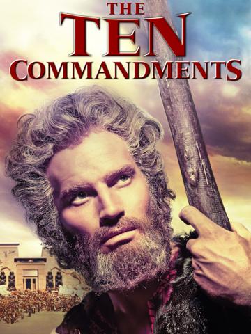 The Ten Commandments — plakat
