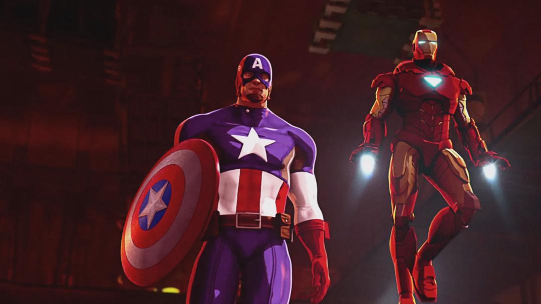 Background image for Iron Man & Captain America: Heroes United