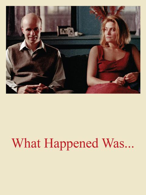 Poster för What Happened Was...
