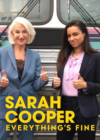 Movie poster for Sarah Cooper: Everything's Fine