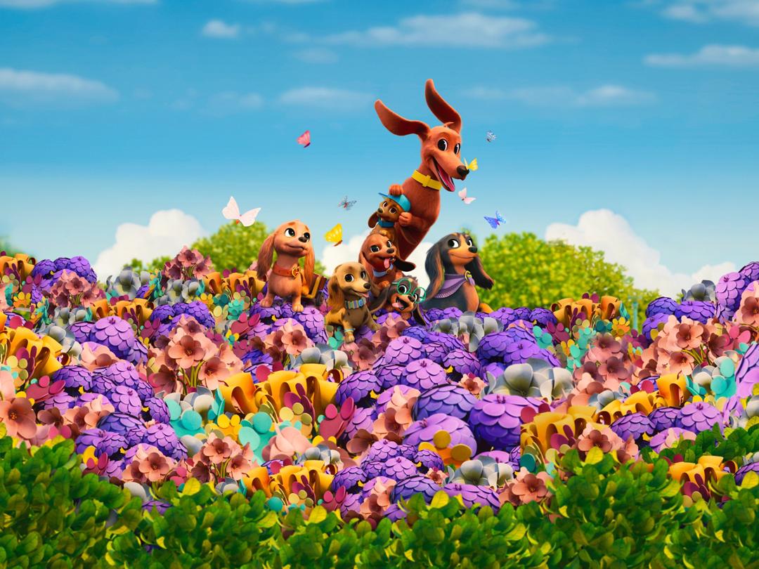 Background image for Pretzel and the Puppies