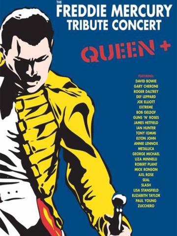 A Freddie Mercury Emlékkoncert poszter