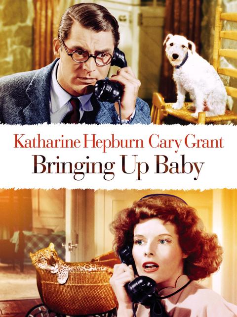 Movie poster for Bringing Up Baby