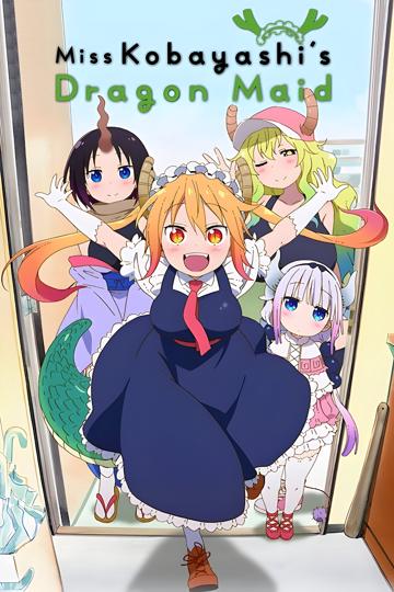 Kobayashi kisasszony és sárkánycselédje poszter