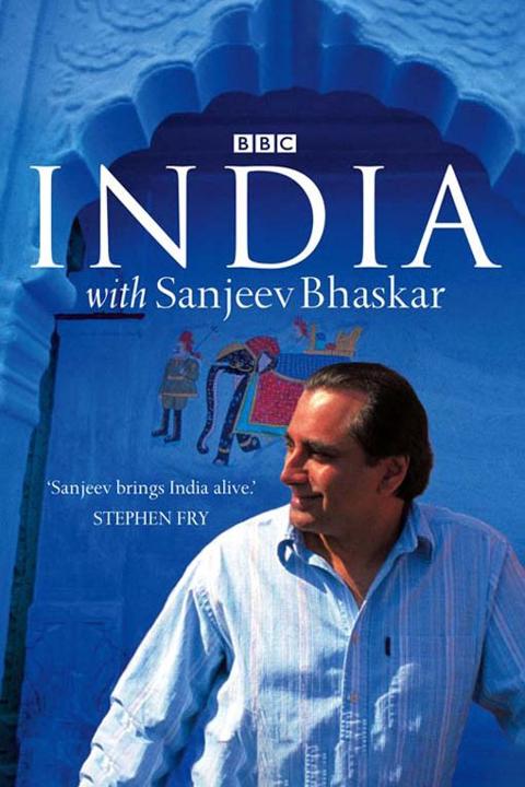 Series poster for India with Sanjeev Bhaskar