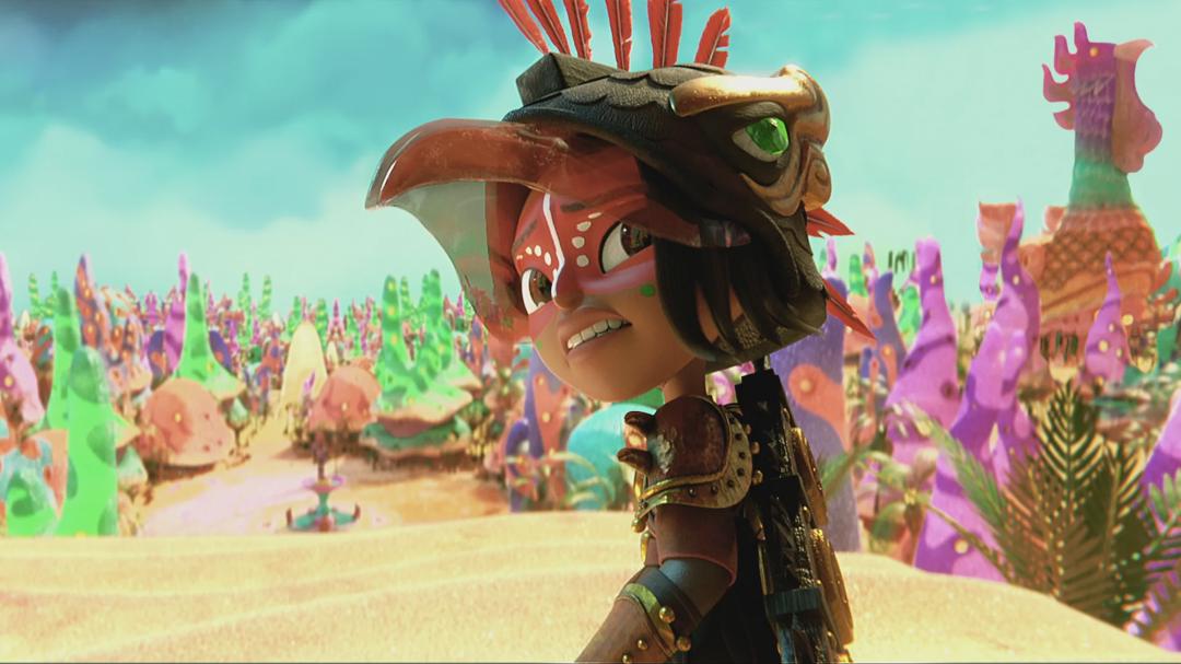 Background image for Maya and the Three