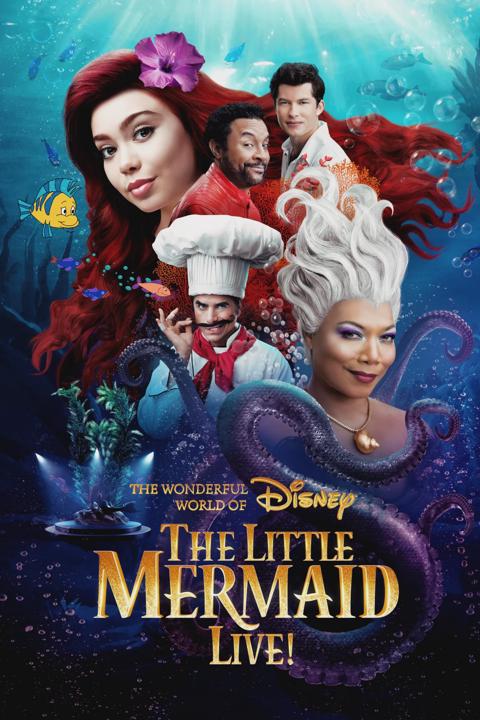 Movie poster for The Little Mermaid Live!