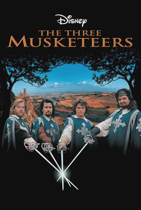 Movie poster for The Three Musketeers