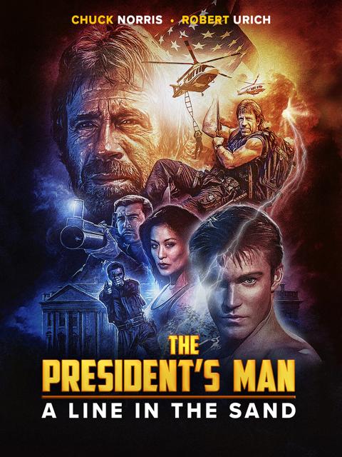Movie poster for The President's Man: A Line in the Sand